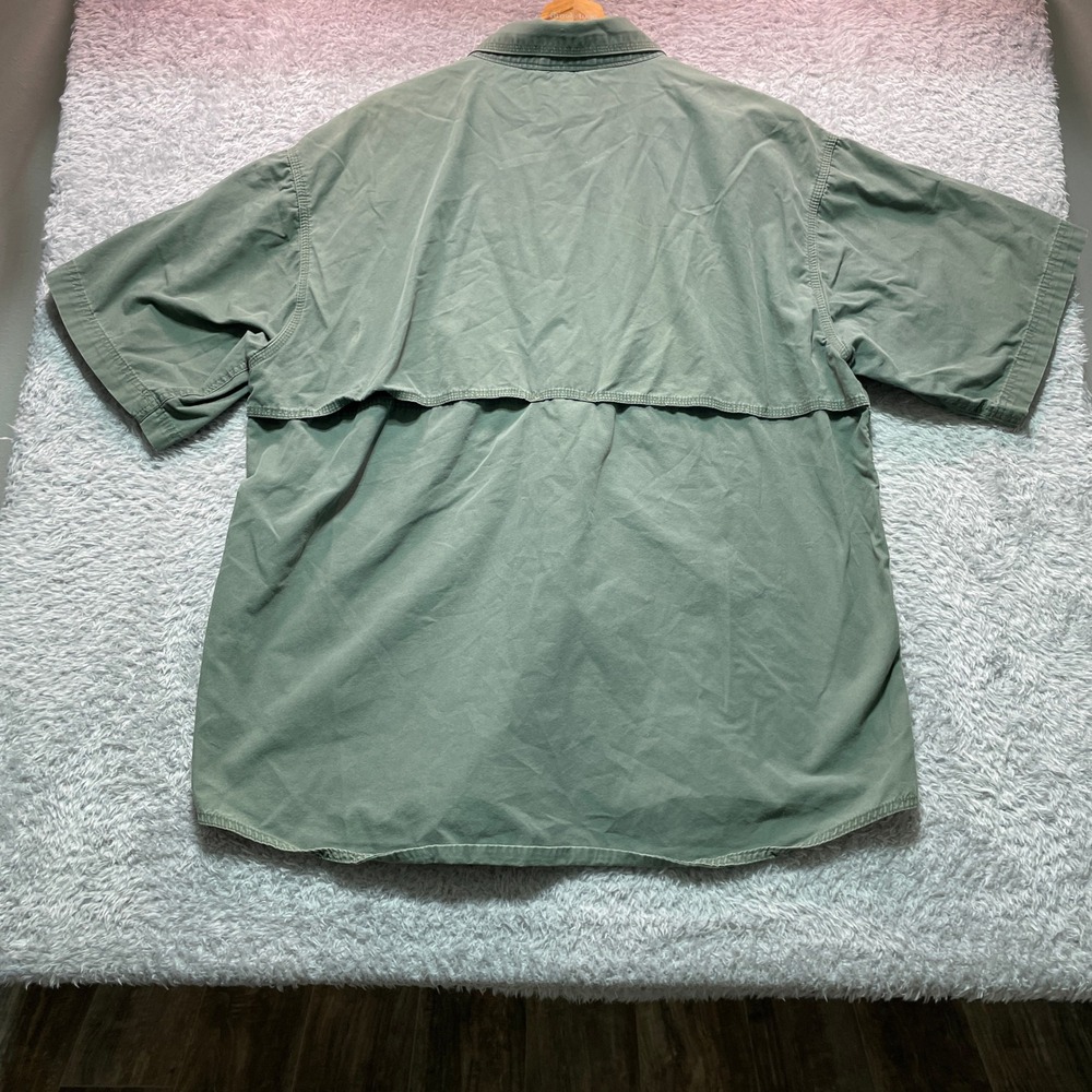 5.11 Tactical Series Mens XL Olive Green Short Sleeve Button Up Shirt 71152 - Picture 8 of 11